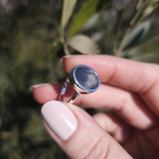 Ženski prstan iz srebra OASIS, Labradorit Ženski prstan iz srebra OASIS, Labradorit